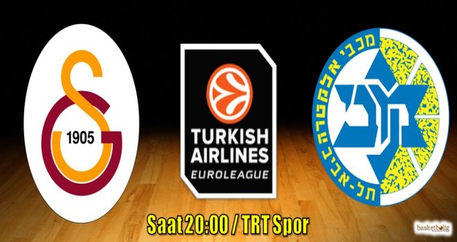 Galatasaray Odeabank, Maccabi'yi konuk ediyor
