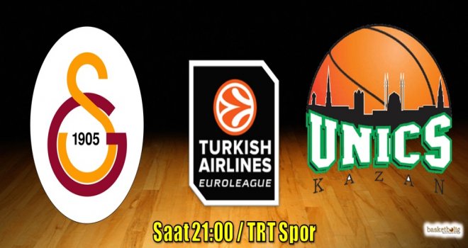 Galatasaray Odeabank, Unics Kazan'ı ağırlıyor