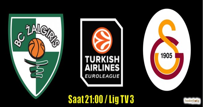 Galatasaray Odeabank, Zalgiris deplasmanında