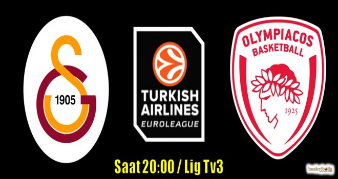 Galatasaray, Olympiacos'u ağırlıyor