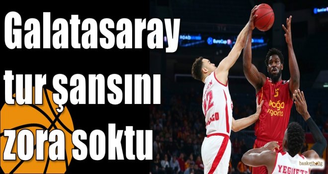 Galatasaray tur şansını zora soktu