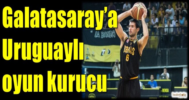 Galatasaray'a Uruguaylı oyun kurucu