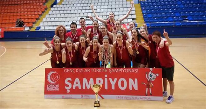 Galatasaray Genç Kızlar'da şampiyon