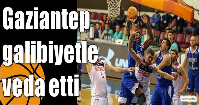 Gaziantep galibiyetle veda etti