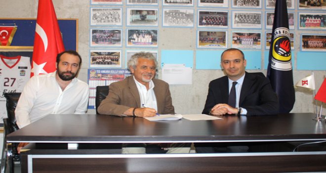 Halk Enerji TED Ankara Kolejliler, Cem Akdağ ile imzaladı