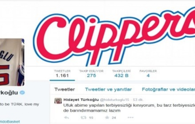 Hidayet Türkoğlu'ndan Sarıca'ya destek