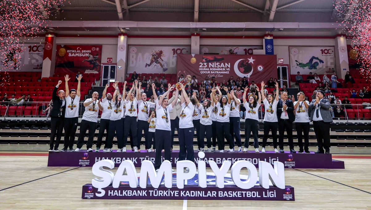 Türkiye Kadınlar Basketbol Ligi’nde şampiyon Zorlu Koleji Samsun Basketbol