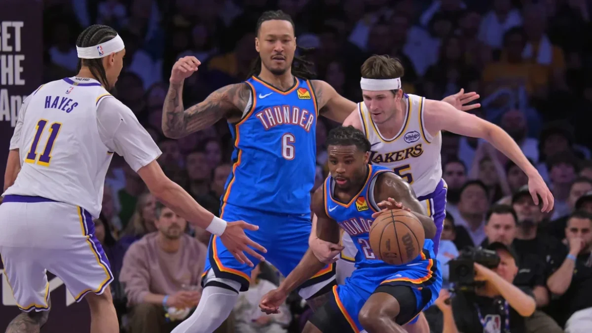 Thunder, Lakers karşısında durumu 3-0 yaptı