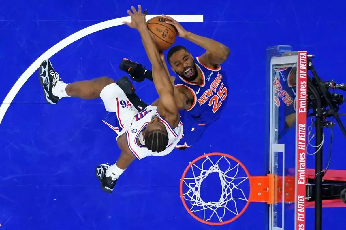 Knicks, 76ers'ı süpürdü