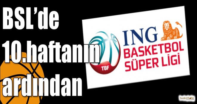 ING Basketbol Süper Ligi'nde 10.haftanın ardından