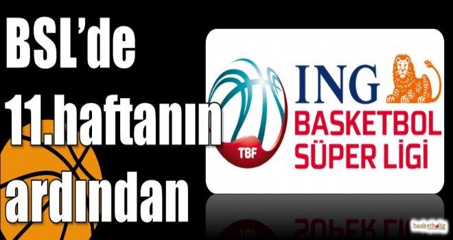 ING Basketbol Süper Ligi'nde 11.haftanın ardından