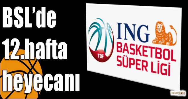 ING Basketbol Süper Ligi'nde 12.hafta heyecanı