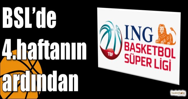 ING Basketbol Süper Ligi'nde 4.haftanın ardından
