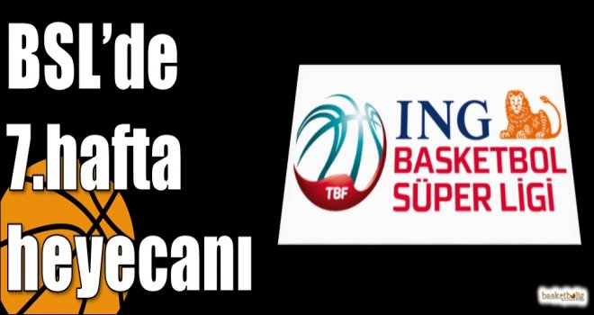 ING Basketbol Süper Ligi'nde 7.hafta heyecanı
