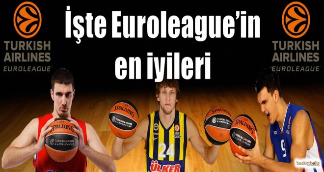 İşte Euroleague'in en iyileri...