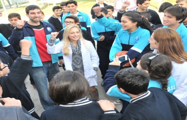 Jon Diebler öğrencilerle buluştu