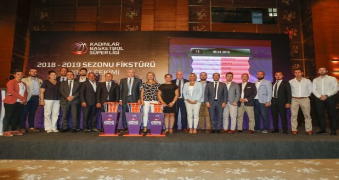 Kadınlar Basketbol Süper Ligi?nin 2018-2019 sezonu fikstürü belli oldu