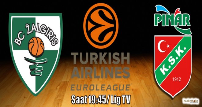 Kaf Kaf, Zalgiris deplasmanında galibiyet arıyor