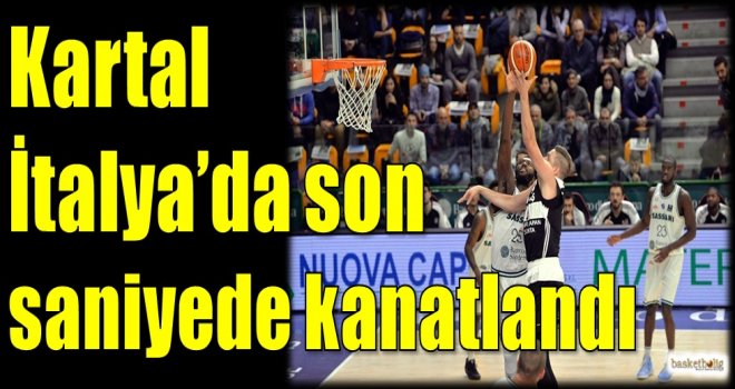 Kartal, İtalya'da son saniyede kanatlandı