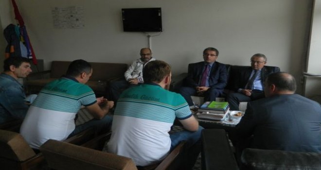 Kaymakam Altıntaş?tan Gücüm Spor'a ziyaret