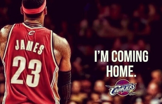 LEBRON JAMES CLEVELAND'A GERİ DÖNDÜ