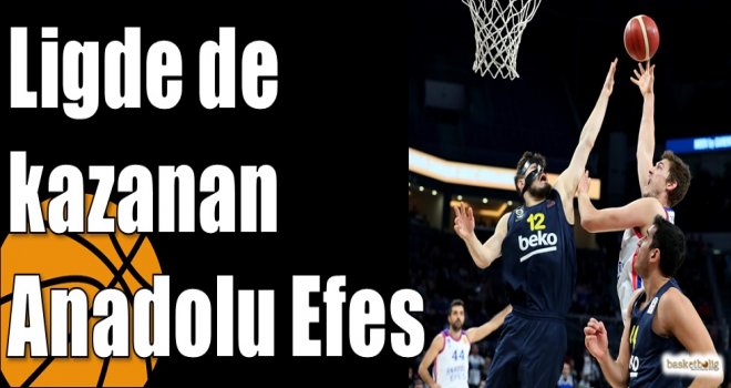 Ligde de kazanan Anadolu Efes
