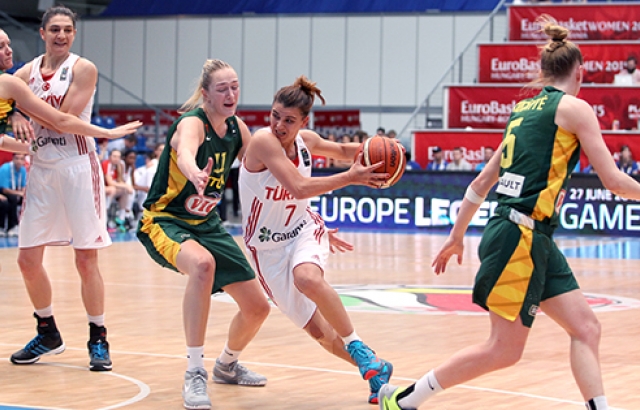 Litvanya'yı yenen Potanın Perileri Olimpiyat şansını korudu