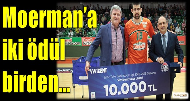 Moerman'a iki ödül birden...