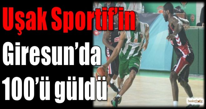 Muratbey Uşak Sportif'in Giresun'da ''100''ü güldü