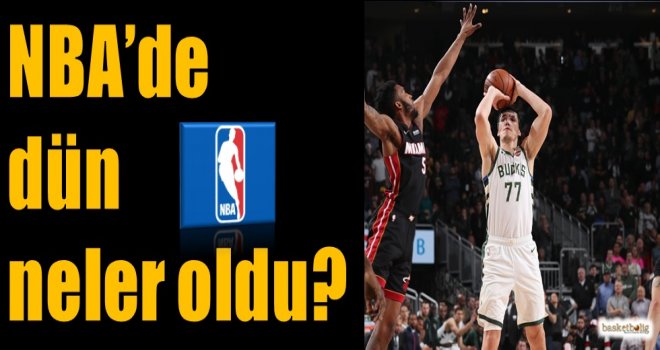 NBA'de dün neler oldu?