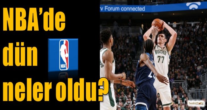 NBA'de dün neler oldu?