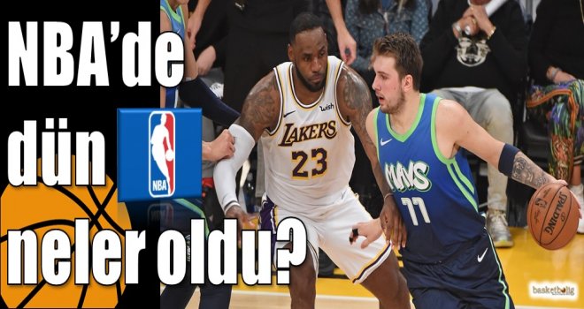 NBA?de dün neler oldu?