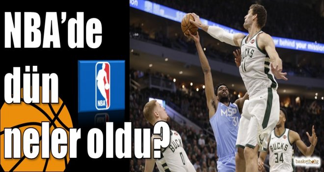 NBA'de dün neler oldu?