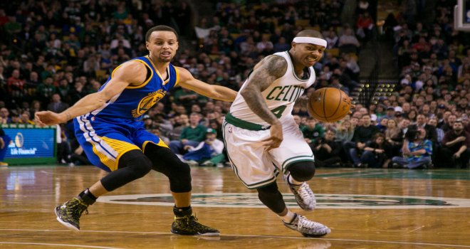 NBA'de haftanın oyuncuları Isaiah Thomas ve Stephen Curry
