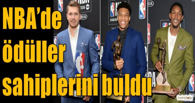NBA'de ödüller sahiplerini buldu