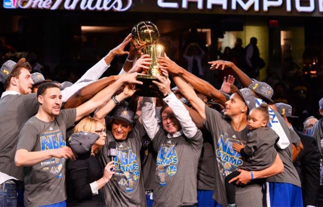 NBA'de şampiyon Golden State Warriors