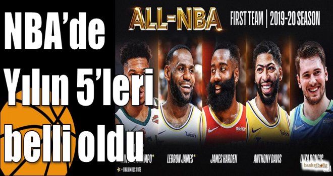 NBA?de Yılın 5?leri belli oldu