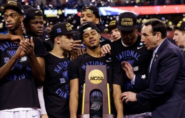 NCAA'de şampiyon Duke