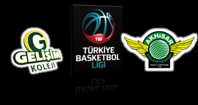 Nefes Kesen maçta Akhisar Belediyespor, Gelişim Koleji'ni yendi