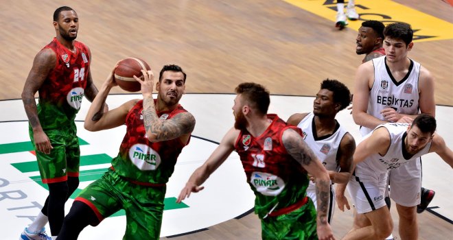 Pınar Karşıyaka, Beşiktaş'ın serisini bitirdi... 