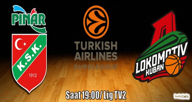 Pınar Karşıyaka'nın konuğu Lokomotiv Kuban