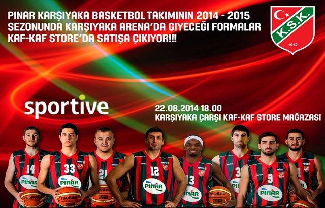 Pınar Karşıyaka'nın yeni sezon formaları görücüye çıkıyor...