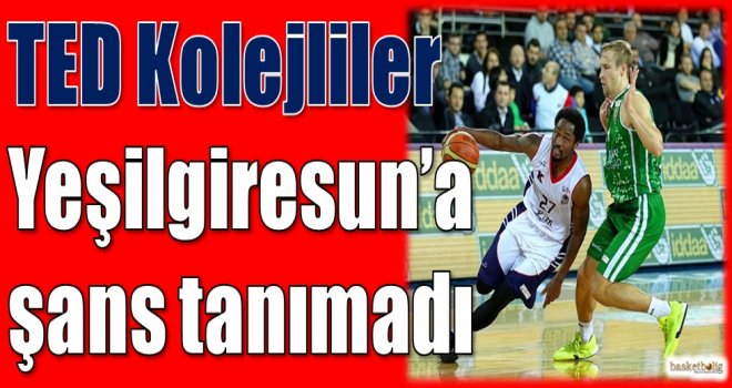 Rönesans TED Kolejliler, Akın Çorap Yeşilgiresun'a şans tanımadı