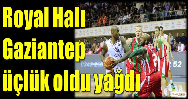 Royal Halı Gaziantep üçlük oldu yağdı