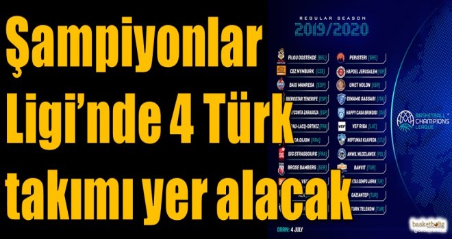 Şampiyonlar Ligi'nde 4 Türk takımı yer alacak