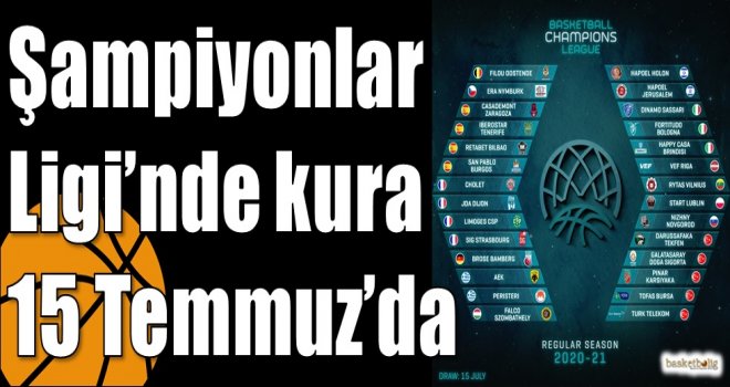 Şampiyonlar Ligi?nde kura 15 Temmuz?da