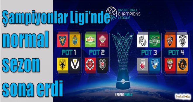 Şampiyonlar Ligi'nde normal sezon sona erdi