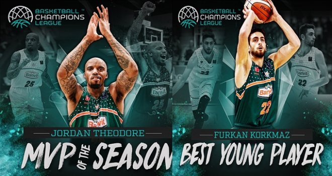Şampiyonlar Ligi'nde Theodore MVP, Furkan En İyi Genç Oyuncu