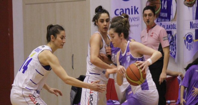 Samsun Canik'ten Orduspor'a 72 fark