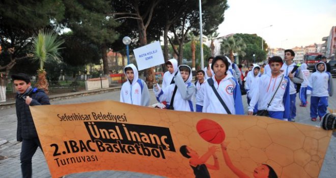 Seferihisar'da basketbol şöleni...